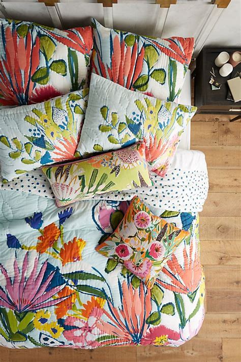 Lulie Wallace Floral Quilt Anthropologie