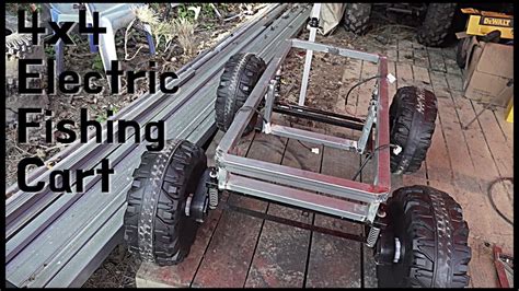 Rc 4륜 전동 피싱 카트 만들기 Make Rc 4wd Electric Fishing Cart 1 Youtube