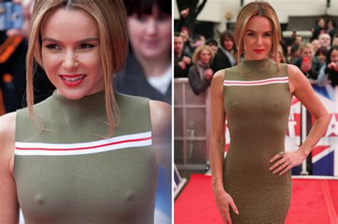 Amanda Holden Showcases Nipples After Going Braless At Britain S Got