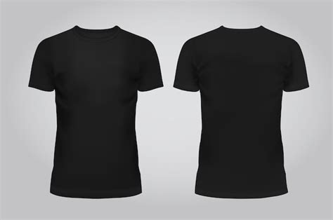 Black T Shirt Template Free Vectors And Psds To Download
