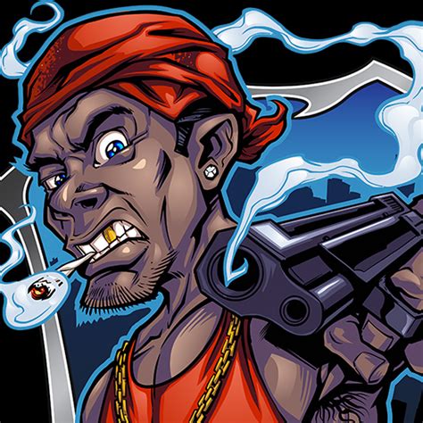 Select from premium gangster cartoon of the highest quality. Gangster Mascot Illustration - Flyland Designs, Freelance Illustration and Graphic Design by ...