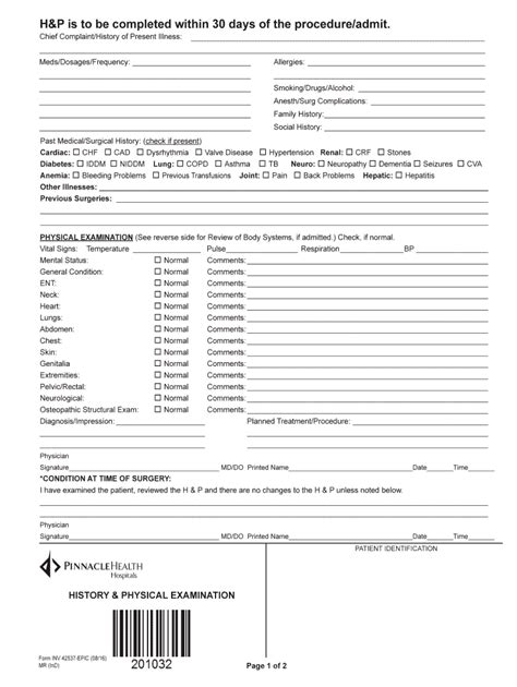 2016 Form Upmc Pinnacle Inv 42537 Fill Online Printable Fillable