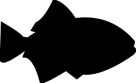 Fish Clip Art Black Outline Of A Fish Png Download 600369 Free