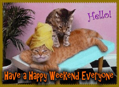 Everybody's working for the weekend gif sd gif hd gif mp4. Have A Happy Weekend Everyone! Pictures, Photos, and ...