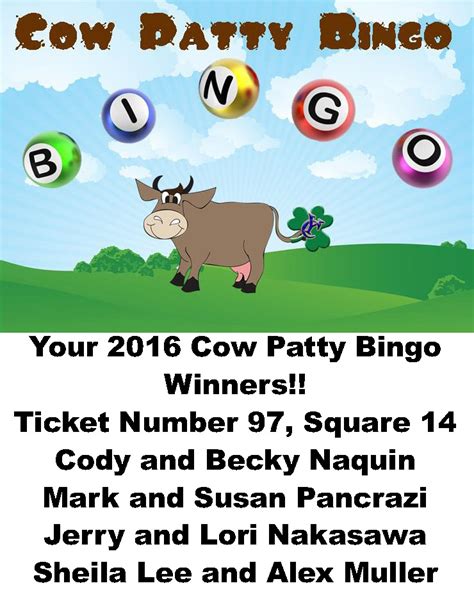 Cow Patty Bingo Yuma Catholic High School