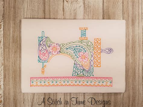 PAISLEY SEWING MACHINE FOR 6x10 HOOP | A Stitch in Time Embroidery Designs