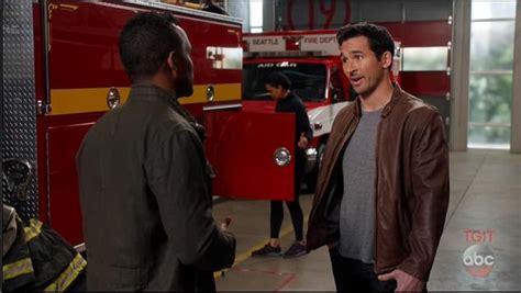 station 19 recap ryan and jack go head to head as travis gets a hot date daily mail online
