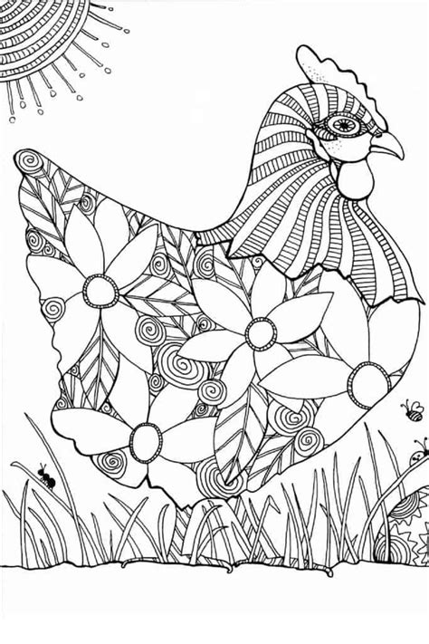 Mandala Rabbit Sitting Coloring Page Download Print N