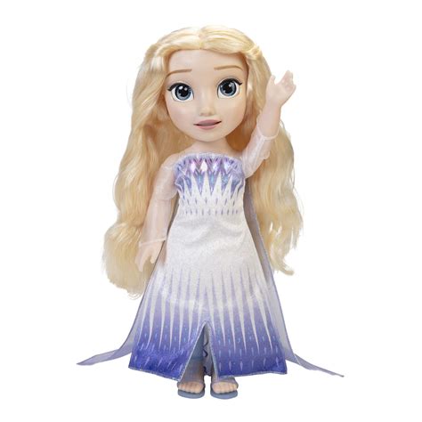 Disney Frozen Singing Elsa Fashion Doll With Music Wearing Blue Dress Inspired By Toy For