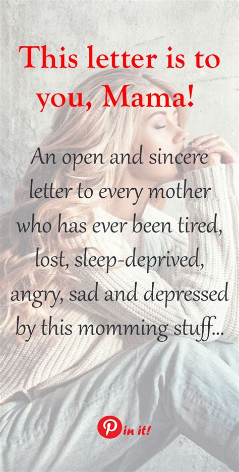 A Letter To Every Tired Mother Thing 1 Mamá