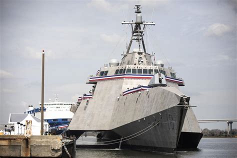 Uss Charleston Navys Newest Ship Formally Enters The Fleet In