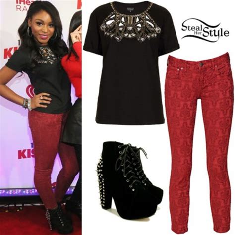 Jeans Shoes High Heels Red Jeans Cute Jeans Cute Pants Normani