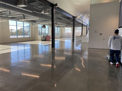 Polished Concrete Floor Office