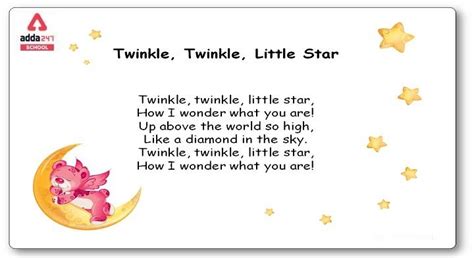 Twinkle Twinkle Little Star Poem Lyrics Meaning