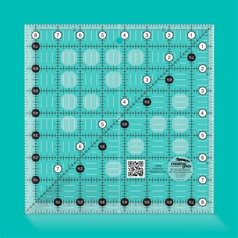 Creative Grids Quilt Ruler 8 12in Square