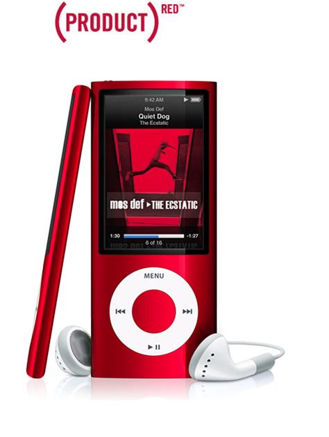 Apple Pushes Product Red Ipod Nanos