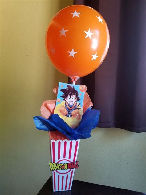 The awesome dragonball z cake that made boys go wow!!!!! fondant and gumpaste decorations and cakeball dragonballs. Pin by Brenda Nunez on dragon ball z centerpieces | Goku birthday, Baby party, Dragon ball