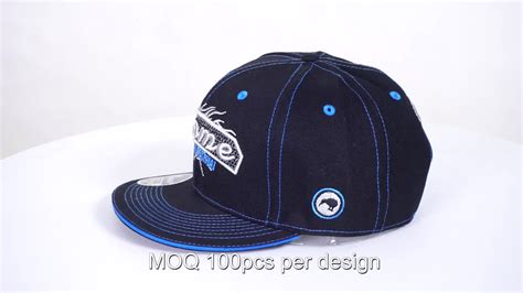 Wholesale Custom Logo 3d Embroidery Blank Snapback Baseball Caps Hats