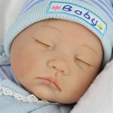 Reborn Newborn Dolls 22lifelike Vinyl Silicone Baby Boy Doll Xmas
