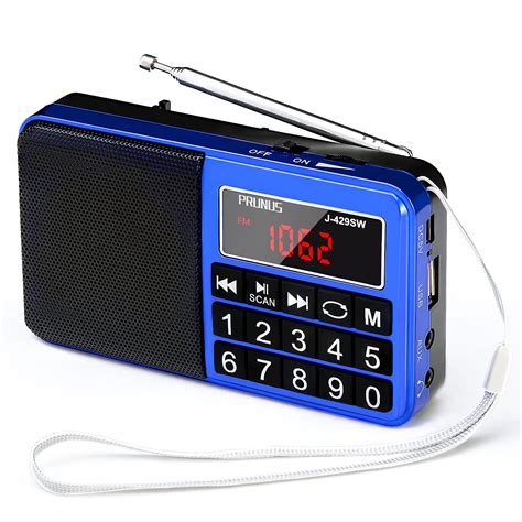 Buy Prunus J 429sw Portable Radios Small Amfmsw Rechargeable Radio