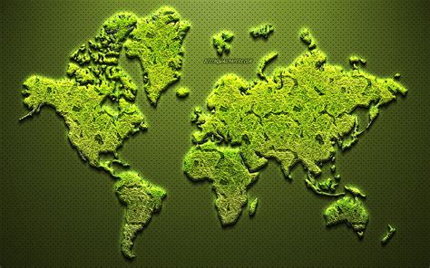Creative World Map Wallpaper