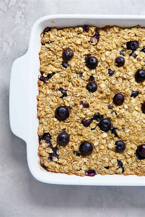 Maple Blueberry Baked Oatmeal Lexis Clean Kitchen