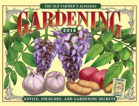 Buy The Old Farmers Almanac 2018 Gardening Calendar By Old Farmers