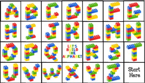 Lego Alphabets Ubicaciondepersonascdmxgobmx