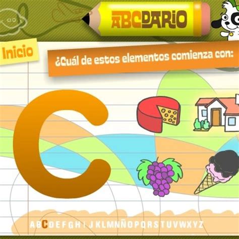 Educator, school, and district options. abcdario | Discovery Kids | Vocal e, Juegos, Elementos