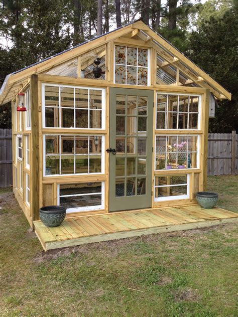 Green House Made Using Old Windows Conservatorygreenhouse Build A Greenhouse Diy Greenhouse