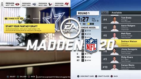 The reason i spent the last week making this guide is because i've got a lot of time on my hands and i've always enjoyed doing things like this for whatever reason. Madden 20 Fantasy Draft - How to draft a STUD TEAM in Franchise - YouTube
