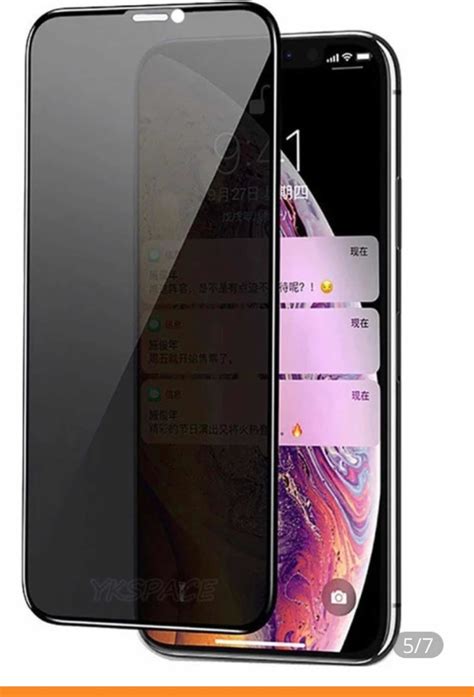 cristal templado de privacidad 9d iphone xs max 11 pro max meses sin intereses