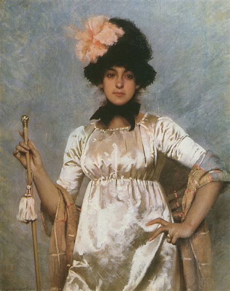 woman of the directoire by charles sprague pearce 2 images art renewal center