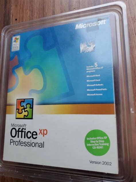 Microsoft Office Xp 2002 Professional For Sale Online Ebay