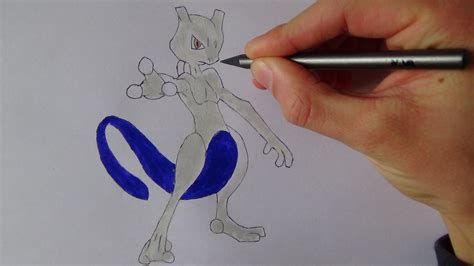 Disegnare Mewtwo Pokemon How To Draw Mewtwo Tutorial