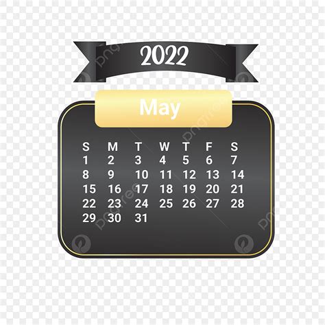 Gambar Mei 2022 Kalender Mei 2022 Kalender Bulanan Kalender Png Dan