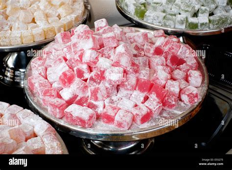 Turkish Delight For Sale At The Southsea Food Fair Festival 2014