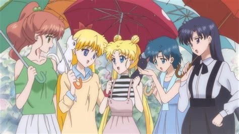Sailor Moon Crystal Act 1 Usagi Sailor Moon Makoto Minako Usagi Ami And Rei Sailor Moon