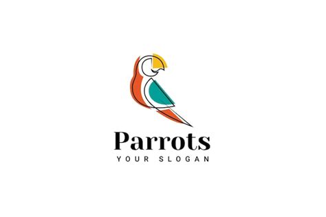 Premium Vector Parrot Logo Icon Vector Illustration