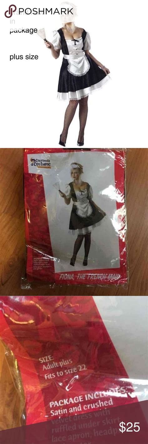 Fiona The French Maid Plus Size Costume Nwt Plus Size Costume Plus