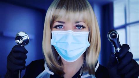Asmr Caring Hospital Nurse Gives You An Ear Exam And Health Check After Surgery Youtube