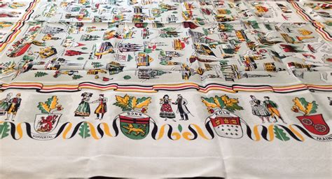Tablecloth German Vintage Oktoberfest 1950s Unused With Etsy
