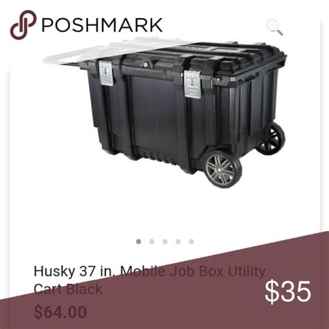 Husky In Rolling Tool Box Utility Cart Black Brooklynn Durham