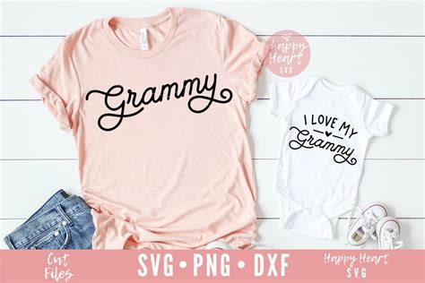 Grammy Svg I Love My Grammy Svg Blessed Grammy Svg Etsy