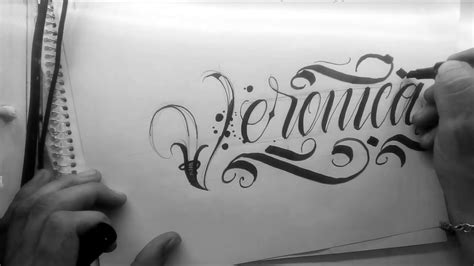 Letras Para Tatuar Veronica Chicano Lettering Como Hacer Letras Mano