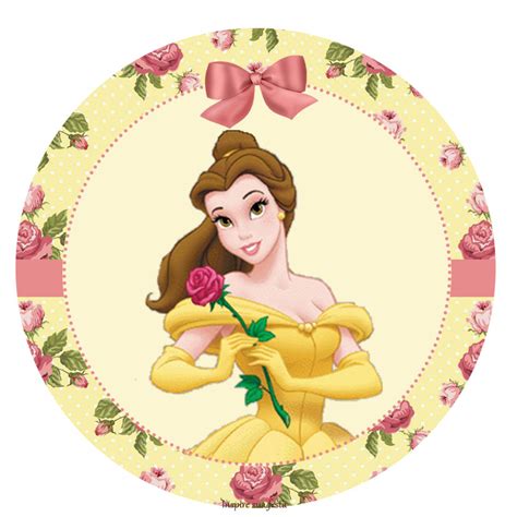Beauty And The Beast Free Printable Cake Toppers Oh My