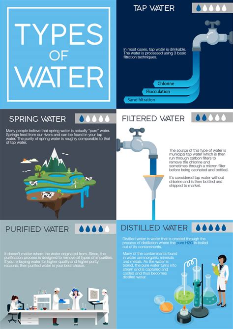 Types Of Water Infographic
