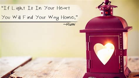 Follow azquotes on facebook, twitter and google+. If light is in your heart, you will find your way Home ...