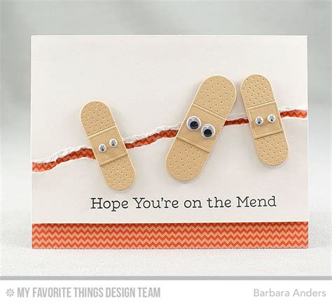 Hope Youre On The Mend Recovery Cards Get Well Soon Card Ideas