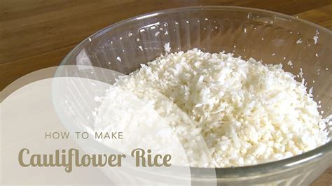 How To Make Cauliflower Rice Without Food Processor : View Recipe Instructions